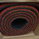 10x3 ft Softball Pitching Mat with Mound - Antifade Turf, Antislip Foam Backing - Fastpitch Equipment for Softball and Baseball Pitchers Practice-Green/Red (Clay)