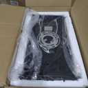 Outdoor Wall Sconce with Seeded Glass Shade, Black Dual Light Fixture for Exterior, Porch, Patio, Waterproof Vintage Lantern Style Wall Mount Lamp for Garden, Entryway, and Garage