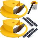 Mouse Trap Bucket Adapted to 5 Gallon Bucket Lid Rat Trap Automatic Reset for Indoor Outdoor Use Reusable (2PC)
