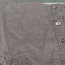 Button Front Skirt A Line Pleated Midi Casual Womens (Small) Boho