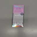 BTArtbox Press On Nails Short - Pink Ombre Almond Press On Nails with Glue for Women, Opaque Soft Gel Glue On Nails in 16 Sizes - 32 Stick On Nails Kit, Chaos Chrome