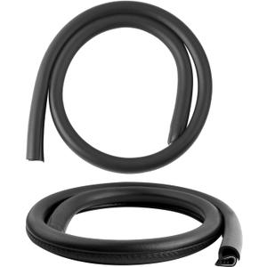 2PCS 2.62Ft Car Door Weather Stripping Rubber,U-Shape Thickened Car Door Seal Strip Rubber Edge Trim for Noise Reduction,Dustproof Push-in Cars Doors Rubbers Seal Strip