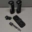 Electric Salt and Pepper Grinder Set: Rechargeable Salt and Pepper Shakers Set Electric For Gravity Spice Grinders Adjustable Automatic Peppercorns Mills Refillable Shaker Mill Large Capacity