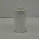 Wellmet White 6"x 6"x10" Lampshade, No Assembly Required, Classic Modern Lamp Shade for Table Lamp, Bedside Lamp, Floor Lamp, Fabric Drum Lampshade, Spider Fitter
