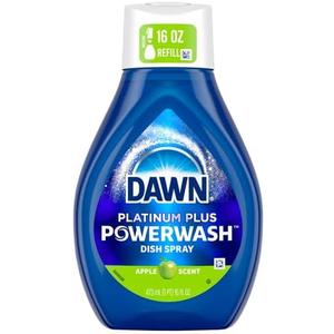 Dawn 52367 Platinum Powerwash Dish Spray Soap, Apple Scent, 16-oz. Refill