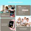4G Kids Smart Watch for Boys Girls with GPS Tracker, Kid Smartwatch Phone Call SOS Video Call for Kids Birthday Gift Ages 4-12