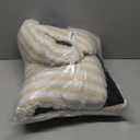 FURTIME Washable Dog Bed Medium Size Dogs, Deluxe Dog Crate Beds Comfy Fluffy Kennel Pad Anti-Slip Pet Sleeping Mat, Machine Washable Dogs Pillow, 29"x21"x3", White