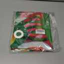 BlissYard Christmas Door Decorations 71x35 inch Elf Door Cover Banner Holiday Backdrop with Wreath Snow Trees and Ornaments for Front Porch Christmas Party Winter Entryway Photo Prop Decor