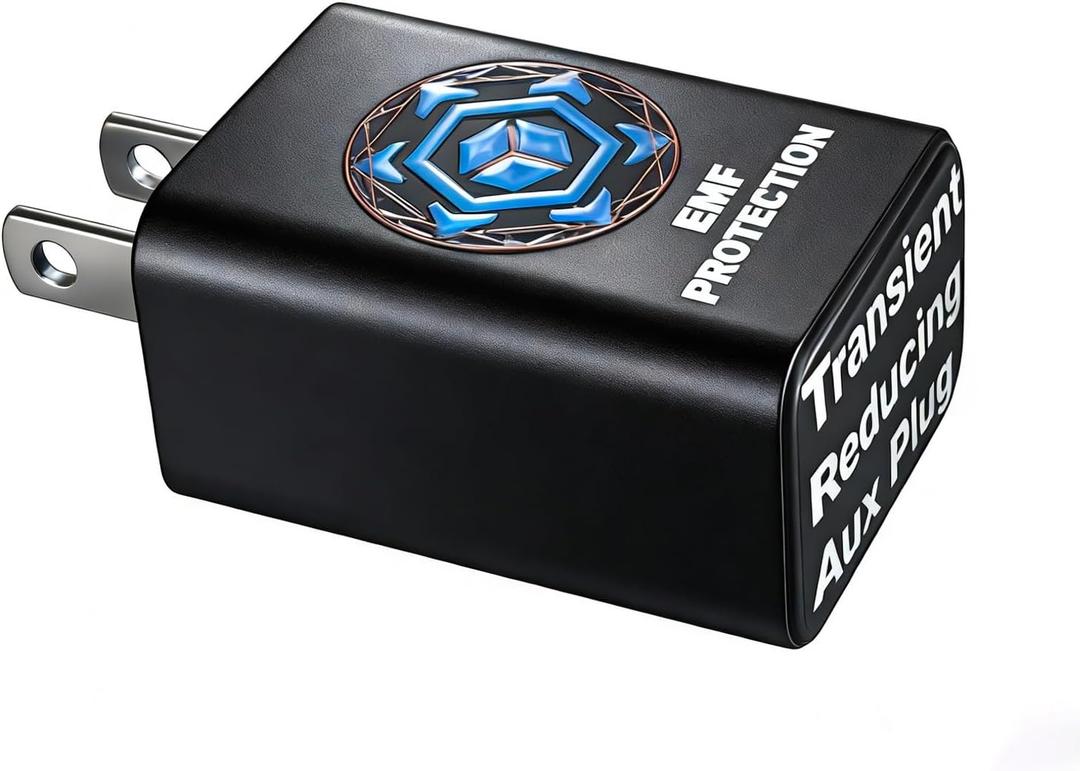 EMP & EMF Shield for Home (Gen 2) | Compact EMF Blocker & Harmonizer | Whole House Electromagnetic Protection Device | 2000 Sq Ft Coverage | Plug-in for Outlet, Inverter, Generator (Black)