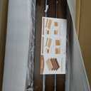 Bamboo Wire Shelf Covers, 34" W x 12" D, 4-Pack, Walnut