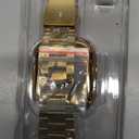 MioHHR Solid Stainless Steel Band Compatible with Apple Watch 46mm (Series 10), Metal Strap with Soft TPU Case for iWatch Series 10 46mm Women and Men, Gold