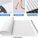 HZCHIONE Boat Flooring EVA Foam Boat Decking White 94"x35" Non-Slip Boat Mat Self-Adhesive Foam Boat Deck Flooring Carpet Mat Rolls for Kayak Deck Boat Yacht Flooring Motorboat