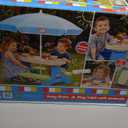 Little Tikes Easy Store Jr. Picnic Table with Umbrella - Blue / Green (Junior)
