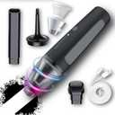 PATO Cordless Handheld Vacuum Cleaner, Mini Car Vacuum with Powerful Suction, Portable Dust Collector Matte Black.
