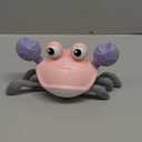 FEELGUY Crawling Crab Baby Toy Fantastic Creatures Toys Infant Sensory Tummy time Toys 3 4 5 6 7 8 9 10 11 12 Babies boy Girl Learning Crawl 3-6 6-12 Walking Toddler Gifts for 36 Months Old (Pink)
