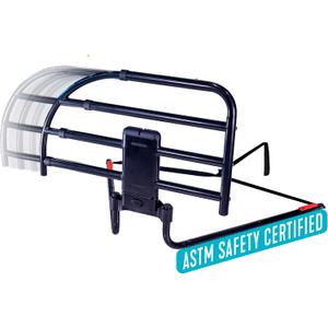 Able Life Click-N-Go Extendable Bed Rail for Wood Adjustable Bed Frames. Removable Bed Handle for Elderly Adults and Seniors, Fits King, Queen, Full, and Twin Beds, ASTM Safety Approved Bedrail