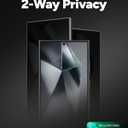 ZAGG InvisibleShield Glass Elite Screen Protector for iPhone 14 Pro Max, 2-Way Privacy, Reinforced Edges, 5X Shatter Protection