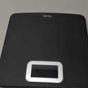 Taylor Digital Bathroom Scale, Body Weight Scale 400 LB Capacity, Carbon Fiber Anti-Slip Mat, 11.8 x 11.8 Inch Platform, Black