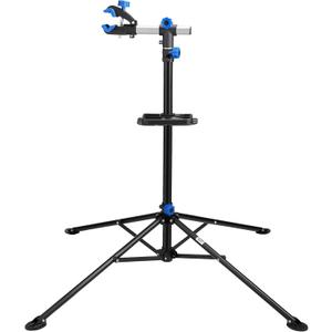 Pro Stand Plus Bike Rack - Heavy-Duty Telescoping Bicycle Stand with Tool Tray, Rotating Clamps, and Adjustable Handlebar Rod by RAD Cycle (Black)