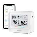 INKBIRD WiFi Thermometer Hygrometer, Temperature and Humidity Sensor with Weather Station, 9-in-1 IBS-TH5 with Electronic Ink Display, 2 Years Free Data Storage Export, Remote Monitor for Room