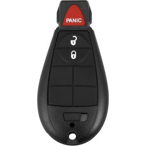 X AUTOHAUX Replacement Keyless Entry Remote Car Key Fob M3N5WY783X 433Mhz for Dodge Grand Caravan Challenger Charger Durango for Ram 3 Button with Door Key NO. 56046707AG/5026101AD/68043590AA
