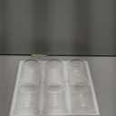 Hewory Glass Bud Vases for Centerpieces: Set of  6  Blown Clear Small Vase Bulk, Mini Cute Flower Vase for Floral Arrangement, Modern Decorations for Wedding Party Event Table Decor, 3.7"(H)2.75"(D)