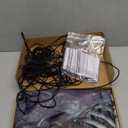 Panelee Halloween Garage Door Decoration 7x16ft Large Horror Backdrop Banner Horror Halloween Garage Door Cover with Bat Cemetery for Home Yard Scary Theme Party Outdoor Wall Decoration (Skeleton)