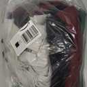 Real Essentials 5 Pack: Boys' Cotton Jersey Long Sleeve T-Shirt Uniform Kids Crew Neck Tee Top (X-Small)