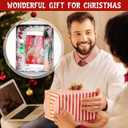 Kosiz 6 Pcs Christmas Diamond Art Kits Christmas Diamond Painting Kits for Adults Gingerbread Man House Train DIY Cartoon 5d Rhinestones Crafts with Tools for Home Wall Decoration Holiday Gifts