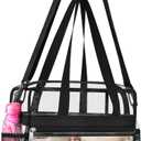 Oraben Clear Tote Bag Clear Bag Stadium Approved 12x6x12 Stadium Bag for Work, Sports Games, Gym