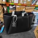 Work Tote Bags for Women 15.6 Inch - Laptop Tote Bag with Zip Compartments - Large PU Leather Office Purse Computer Briefcase