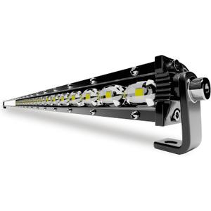 38in 108W Single Row LED Light Bar Ultra-Slim 6D Reflectors