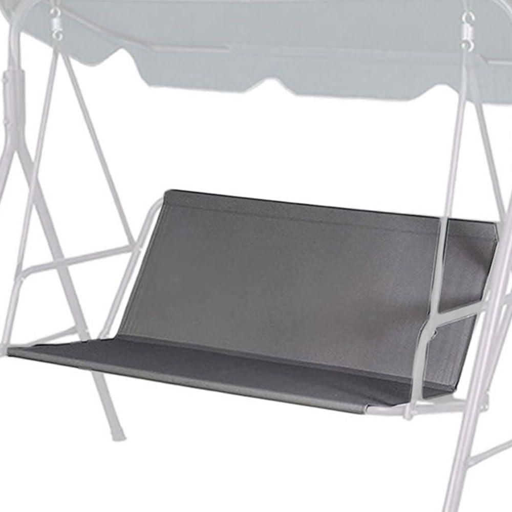 Swing Seat Replacement Cover, 600D Oxford Heavy Duty Waterproof Patio Bench Cover for Outdoor Porch Garden Yard 2/3 Seat Swings Chair (45.3"x18.9"x18.9", Grey) 
