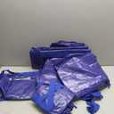 TICONN 6 Pack Extra Large Moving Bags Heavy Duty with Zippers & Carrying Handles, Durable Storage Bags Moving Boxes for Closet Organizers and Storage (6 Pack, Blue)