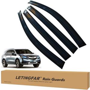Window Visors Rain Guards for Acura MDX 2014 2015 2016 2017 2018 2019 2020 2021 Accessories, Wind Deflectors Vent Shades for Acura MDX