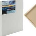 Da Vinci Pro Medium Textured Gesso Panel - 16x16" - 4 Pack - 7/8" Depth Wood Panels for Painting - Accepts Mediums Like Canvas - for Oils, Acrylics, Mixed Media, Pastels & Drawing Sticks