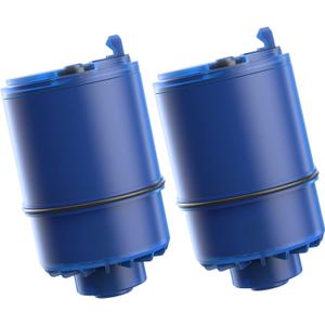 2 Pack Faucet Filter Replacement for All PURPlus, PUR Water Filter Replacement, Pur Filter Replacement RF-9999, NSF 42 Certified, 600-Gallon Long Lifespan, AQUA CREST (Blue)