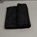 NEATERIZE Black Shower Curtain for Bathroom - Waffle Shower Curtain Hotel Style - 72x72 Inch Bathroom Curtain - Cortinas De Bao