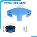 THTEN KST-120X KST2040-06 Trimmer Replacement Blades Head Compatible with Kobalt KST 120x-06 and 40v Cordless String Trimmer 16 Pack (Item 1520463,506892,808667)