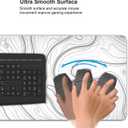 Topographic 3XL Huge Mouse Pad-Oversized (48''x24'') for Full Desk Gaming