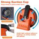 2 x Floor Gap Fixer Tool, Heavy Duty Laminate Flooring Repair Tool with Enhanced Vacuum Suction Cup, Professional Plank Puller for Smooth Surface Wood Tile Hardwood Floor Gaps