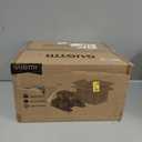 Under Desk Elliptical Machine, Electric Elliptical Leg Exerciser for Seniors Fully Assembled, Quiet & Portable Electric Seated Pedal Exerciser with Remote Control & 12 Adjustable Speeds (Small)