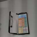 Nursing Clipboard Foldable Clipboard Medical: Edition Cheat Sheets Aluminum 3 Layers Foldable Clipboards Nursing Pocket Size Profile Clip Nurse Clipboards Notepad for Nurses Students and Doctors