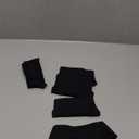 voenxe Seamless Womens Thong Underwear,High Waisted Tanga Woman No Show Panties,Breathable Workout Comfortable Undies,5 Pack (Medium, Black)