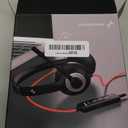 USB Headset with Microphone for PC, On-Ear Computer Laptop Headphones with Noise Cancelling Microphone in-line Control for Home Office Online Class Skype Zoom (USB+3.5mm, Black)