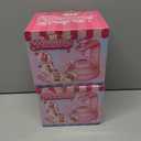 2 x VNLINA DIY Fabric Flower Bouquets Toys  Crafts for Girls, Arts and Crafts for Kids Ages 4-8 8-12, Perfect Holiday Party Activity Toy, Birthday Gifts for Girl (Pink)