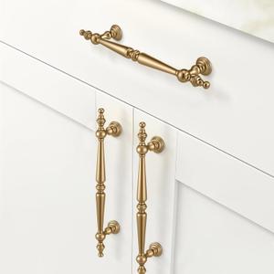 Shimeyao 10 Pack Champagne Bronze Cabinet Pulls 5"(128 mm) Hole Center Vintage Bronze Cabinet Pulls Handles Drawer Handles Closet for Kitchen Bathroom Drawer Dresser Pull Hardware Hole Center