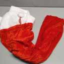 FOIMAS Christmas Santa Sack,43x27 inch Jumbo Velvet Santa Gift Bags with Drawstring Plush Gift Bag for Christmas Gift Wrapping Home Decoration Supply (Dark Red)