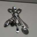 12 Pcs Teaspoons Set, Food-Grade Stainless Steel Spoons Silverware, Cutlery Tea Spoons, Durable Dessert Spoons, Metal Spoon for Home, Kitchen or Restaurant, Mirror Polished, Dishwasher Safe 6.7 Inch