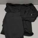 WEERTI Thermal Underwear for Women Long Johns with Fleece Lined Base Layer Women Cold Weather Top Bottom (Small, Black)